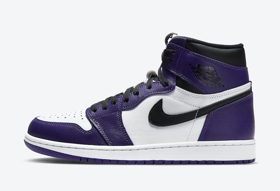 نایک ایرجردن 1 اوجی کورت پرپل Nike Air Jordan 1 High OG Court Purple