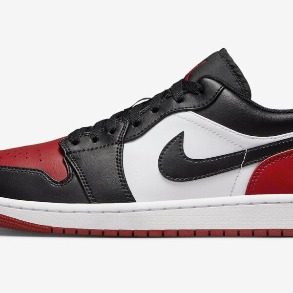 نایک ایرجردن 1 لو برد تو Nike Air Jordan 1 Low Bred Toe