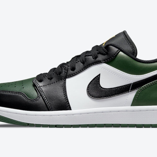 نایک ایرجردن 1 گرین تو Nike Jordan 1 Low Green Toe