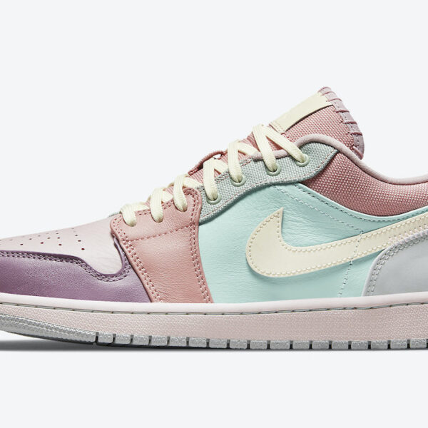 نایک ایرجردن 1 لو مولتی پستل Nike Air Jordan 1 Low Multi Pastel