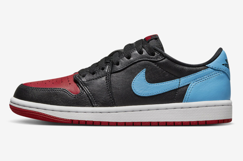 نایک ایرجردن 1 لو یونیورسیتی تو شیکاگو Nike Air Jordan 1 Low OG UNC to Chicago