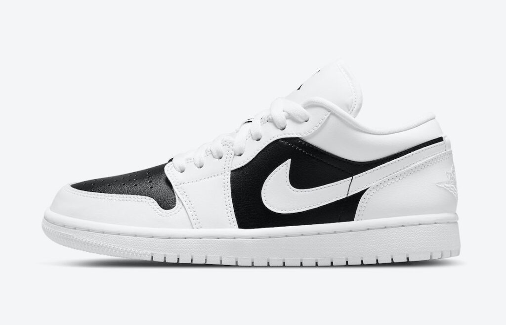 نایک ایرجردن 1 لو پاندا سفید سیاه Nike Air Jordan 1 Low Panda White Black