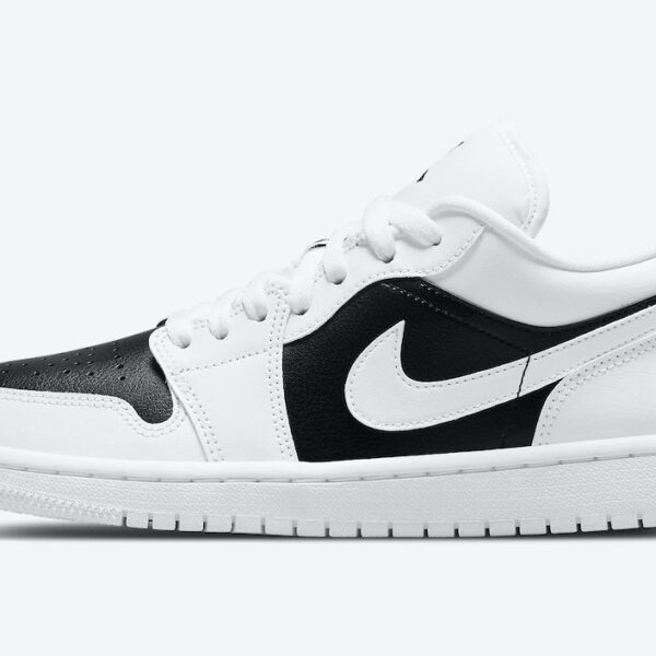 نایک ایرجردن 1 لو پاندا سفید سیاه Nike Air Jordan 1 Low Panda White Black