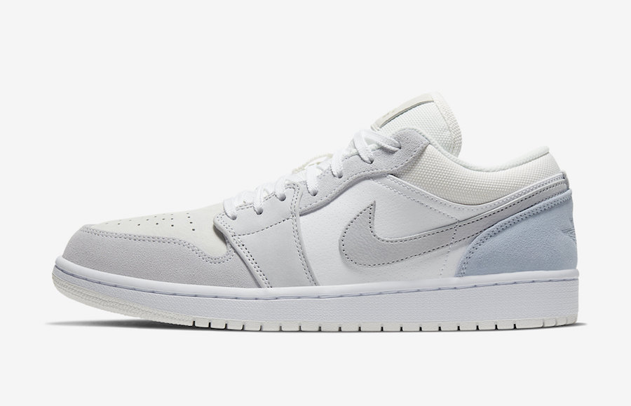 نایک ایرجردن 1 لو وایت اسکای گری Air Jordan 1 Low White Sky Grey