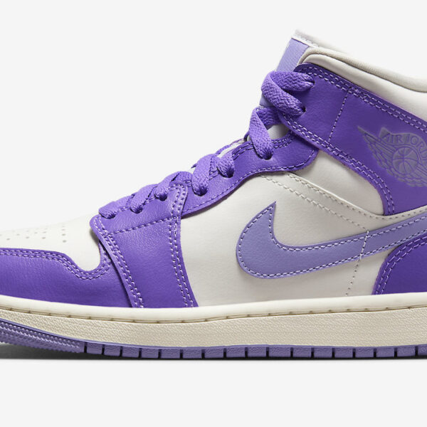 نایک ایرجردن 1 مید اکشن گریپ Air Jordan 1 Mid Action Grape