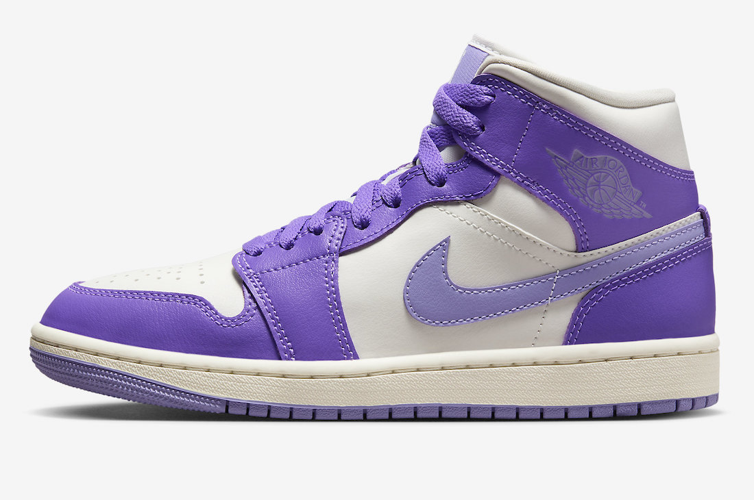 نایک ایرجردن 1 مید اکشن گریپ Air Jordan 1 Mid Action Grape