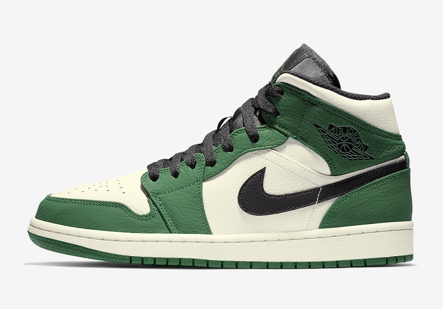 نایک ایرجردن 1 مید پاین گرین Air Jordan 1 Mid Pine Green