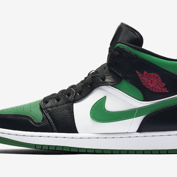 نایک ایرجردن 1 مید پاین گرین تو Air Jordan 1 Mid Pine Green Toe