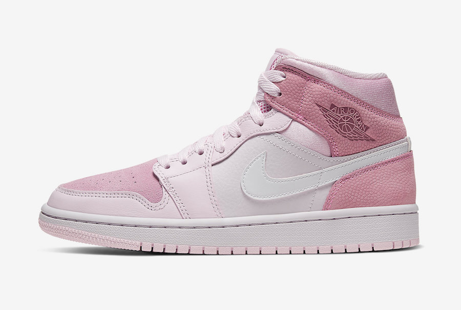 نایک ایرجردن 1 مید دیجیتال پینک Air Jordan 1 Mid Digital Pink