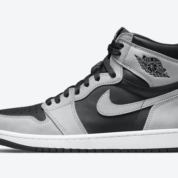 نایک ایرجردن 1 شدو لایت اسموک گری Air Jordan 1 Shadow Light Smoke Grey