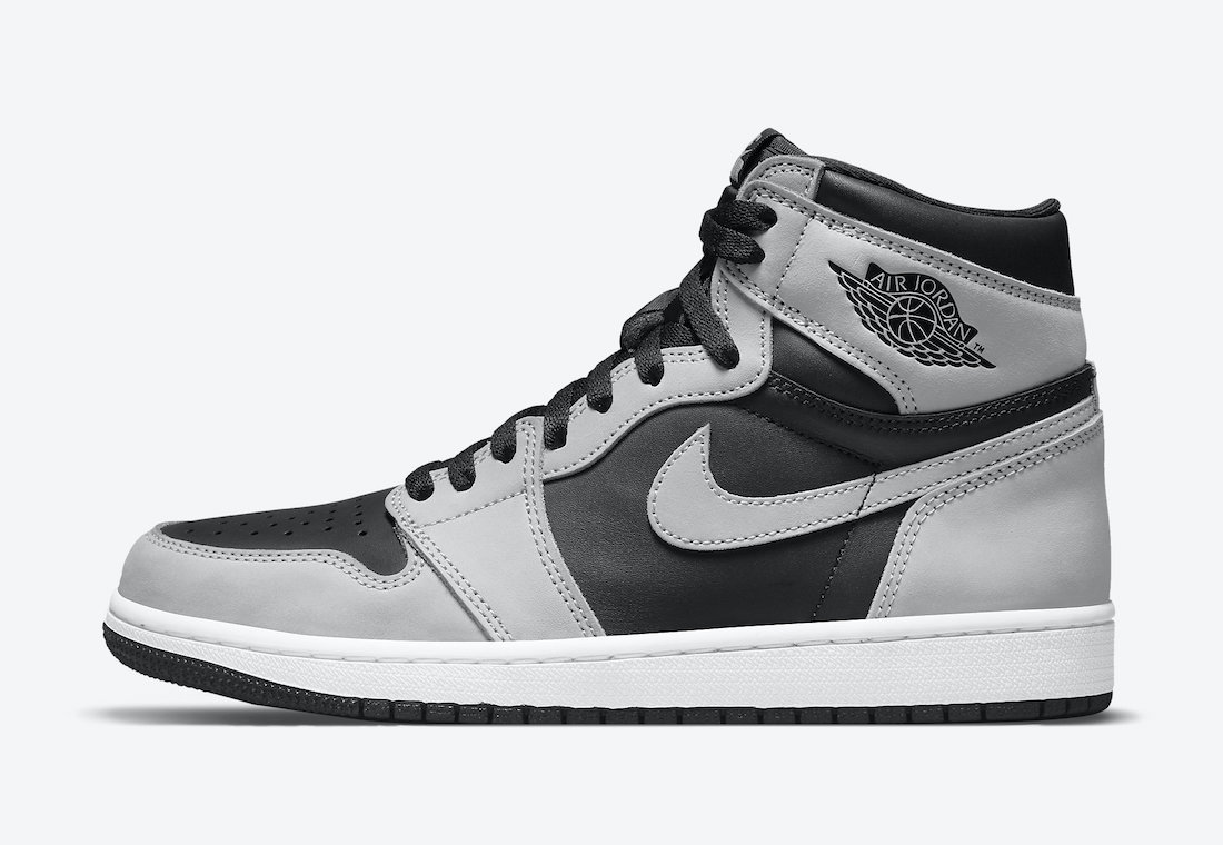 نایک ایرجردن 1 شدو لایت اسموک گری Air Jordan 1 Shadow Light Smoke Grey