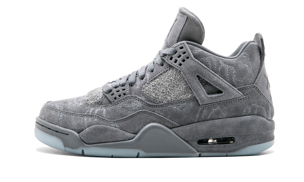 نایک ایرجردن 4 کاز طوسی Air Jordan 4 KAWS Cool Grey