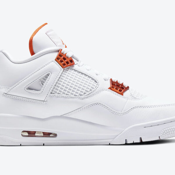 نایک ایرجردن 4 نارنجی متالیک Air Jordan 4 Orange Metallic