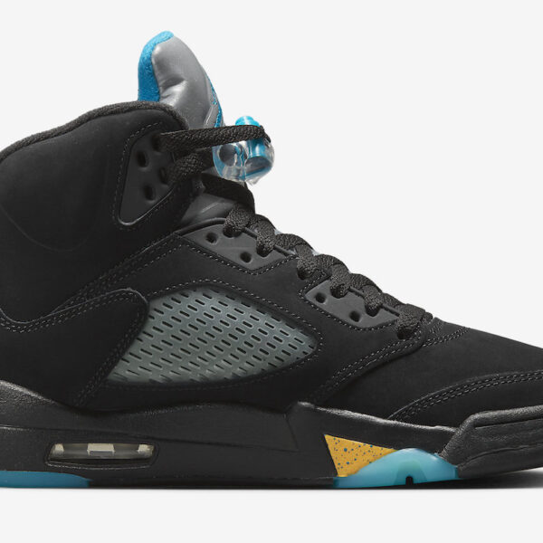 نایک ایرجردن 5 آکوا مشکی Air Jordan 5 Aqua black