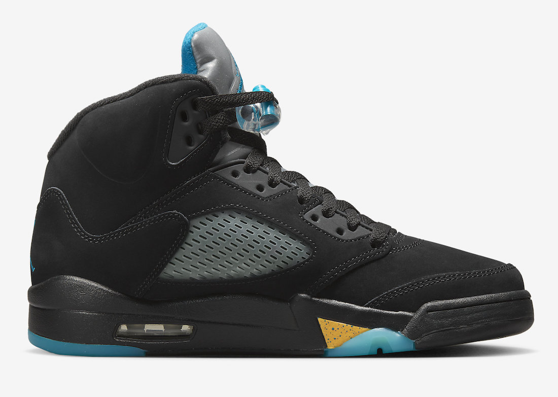 نایک ایرجردن 5 آکوا مشکی Air Jordan 5 Aqua black