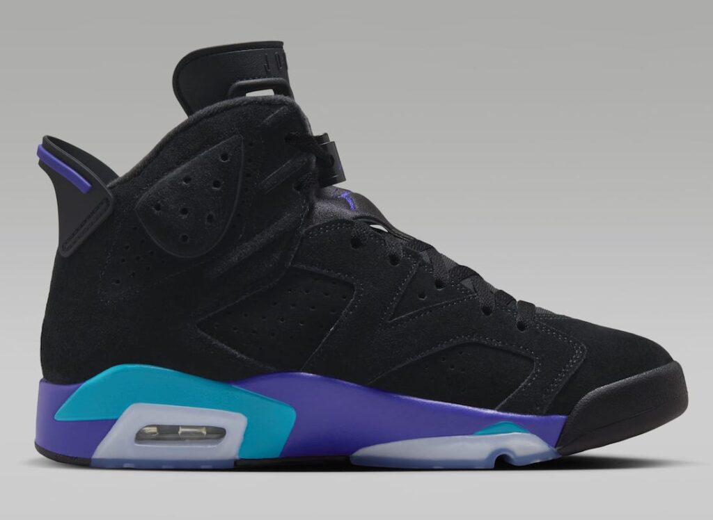 نایک ایرجردن 6 آکوا مشکی آبی Air Jordan 6 Aqua Black Blue