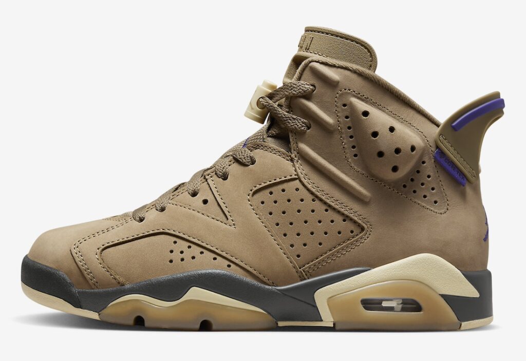 نایک ایرجردن 6 جور تکس برون کلپ Air Jordan 6 Gore Tex Brown Kelp