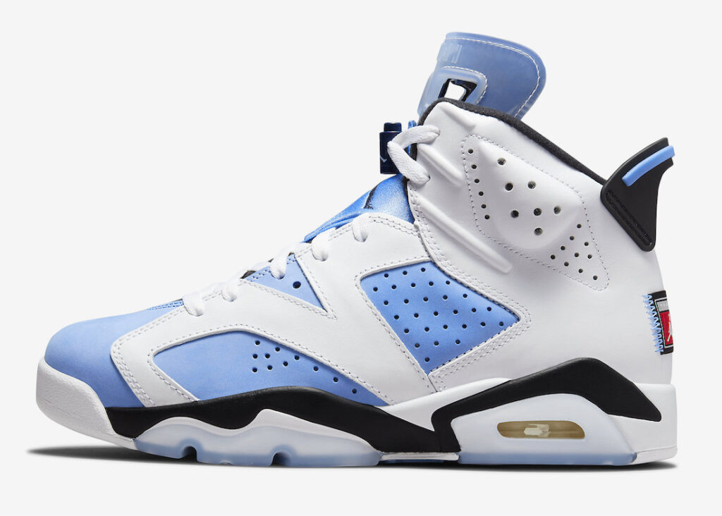 نایک ایرجردن 6 یونیورسیتی بلو Air Jordan 6 UNC University Blue