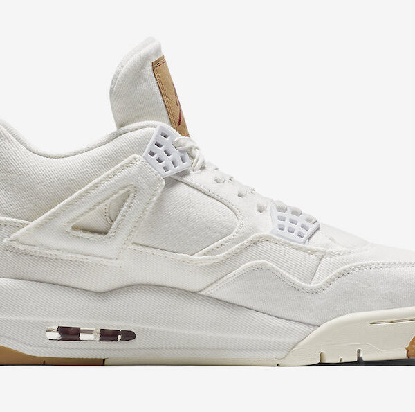 نایک ایرجردن 4 لیوایس سفید Air Jordan 4 White Levis