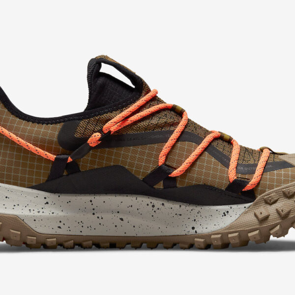 نایک ای سی جی مونتین فلای راش خاکی آتومیک اورنج Nike ACG Mountain Fly Low Rush Khaki Atomic Orange