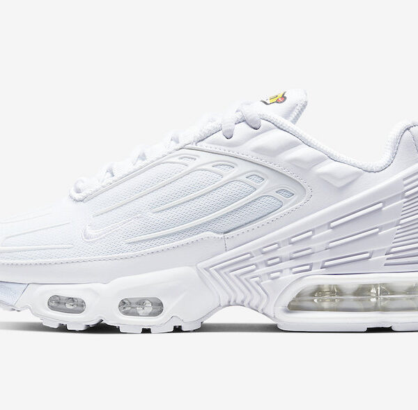 نایک ایرمکس پلاس 3 تریپل سفید Nike Air Max Plus 3 Triple White