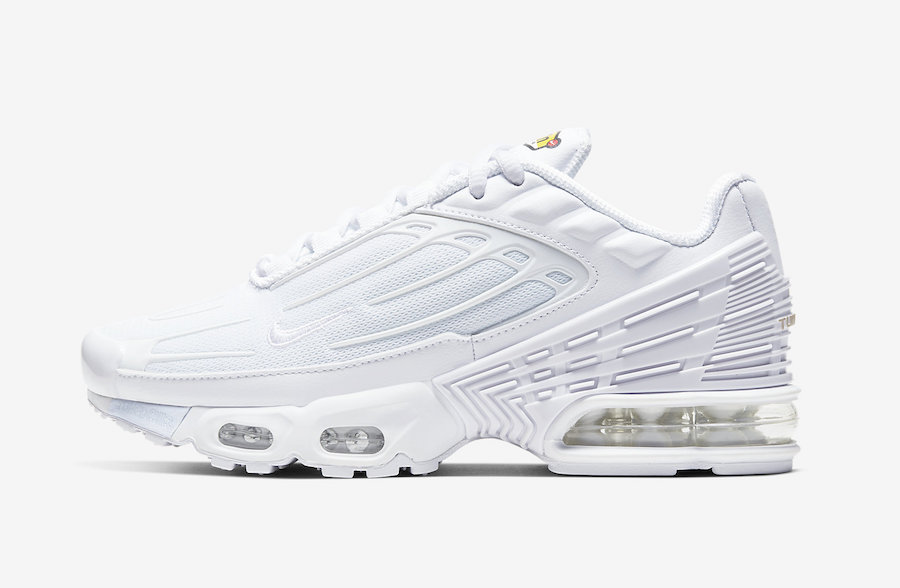 نایک ایرمکس پلاس 3 تریپل سفید Nike Air Max Plus 3 Triple White