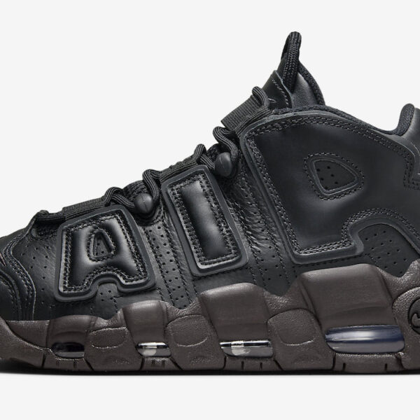 نایک ایرمورآپتمپو مشکی قهوه ای Nike Air More Uptempo Black Baroque Brown