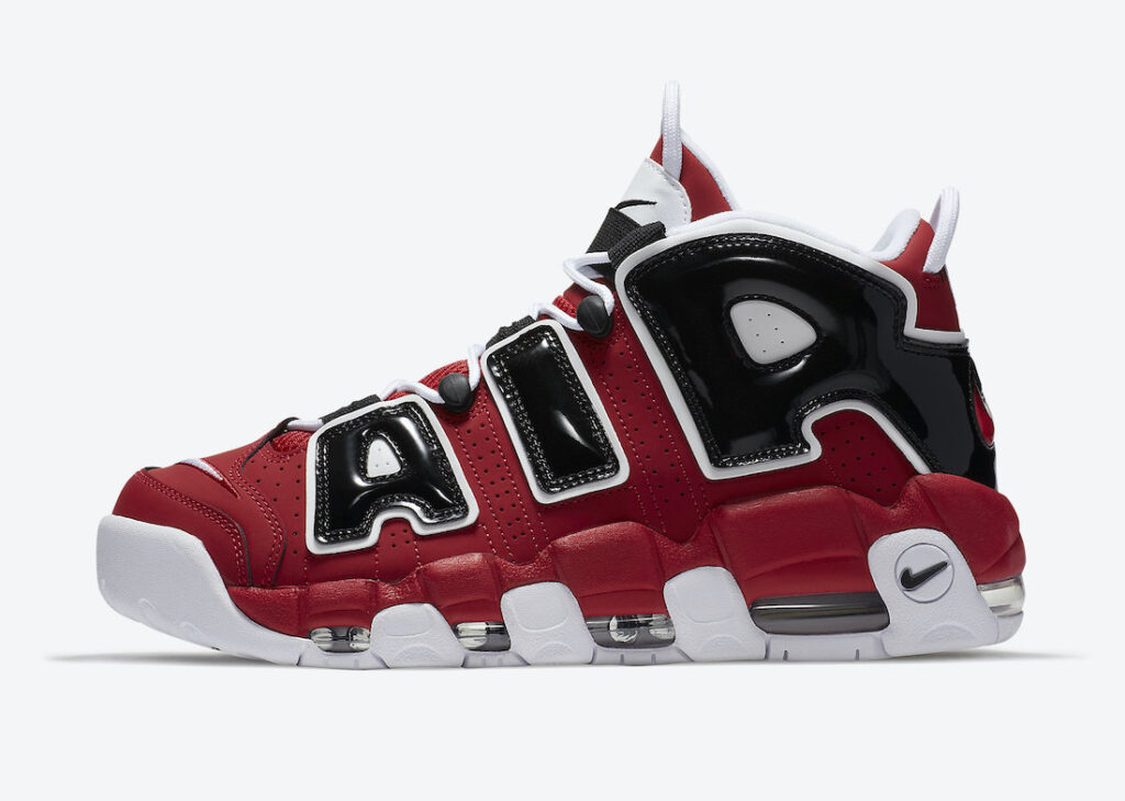 نایک ایرمورآپتمپو بلک وارسیتی رد Nike Air More Uptempo Black Varsity Red