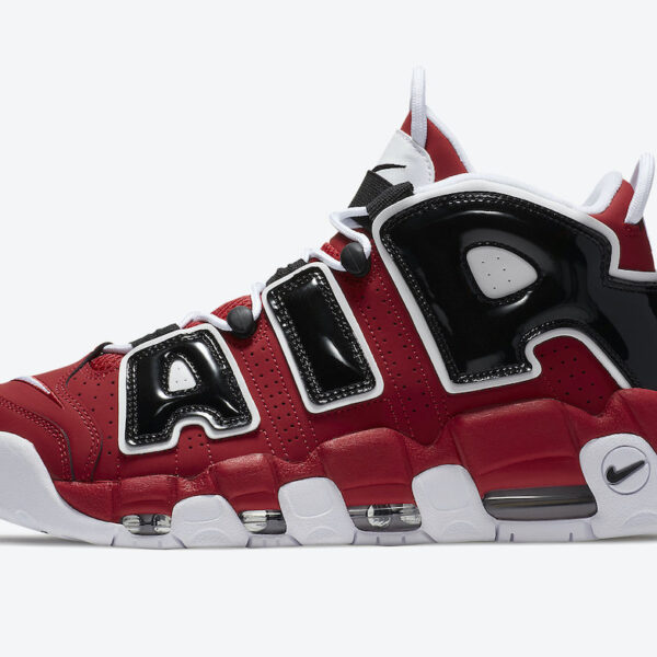 نایک ایرمورآپتمپو بلک وارسیتی رد Nike Air More Uptempo Black Varsity Red