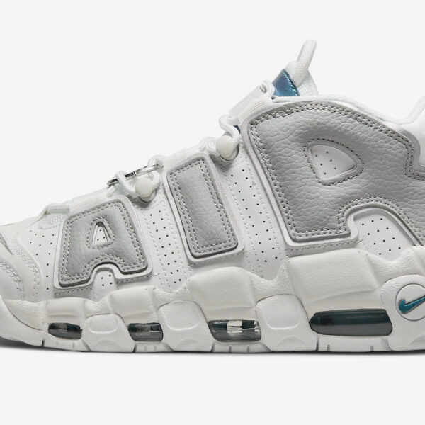 نایک ایرمورآپتمپو متالیک تیل Nike Air More Uptempo metallic teal