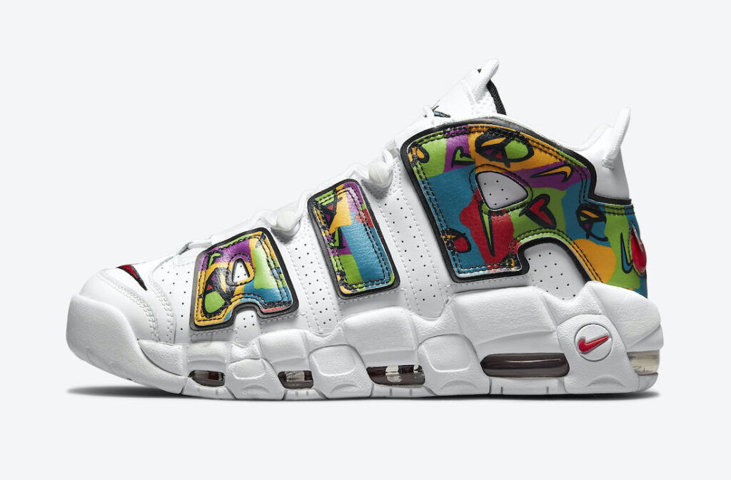 نایک ایرمورآپتمپو پیس لاو اسووش Nike Air More Uptempo Peace Love Swoosh