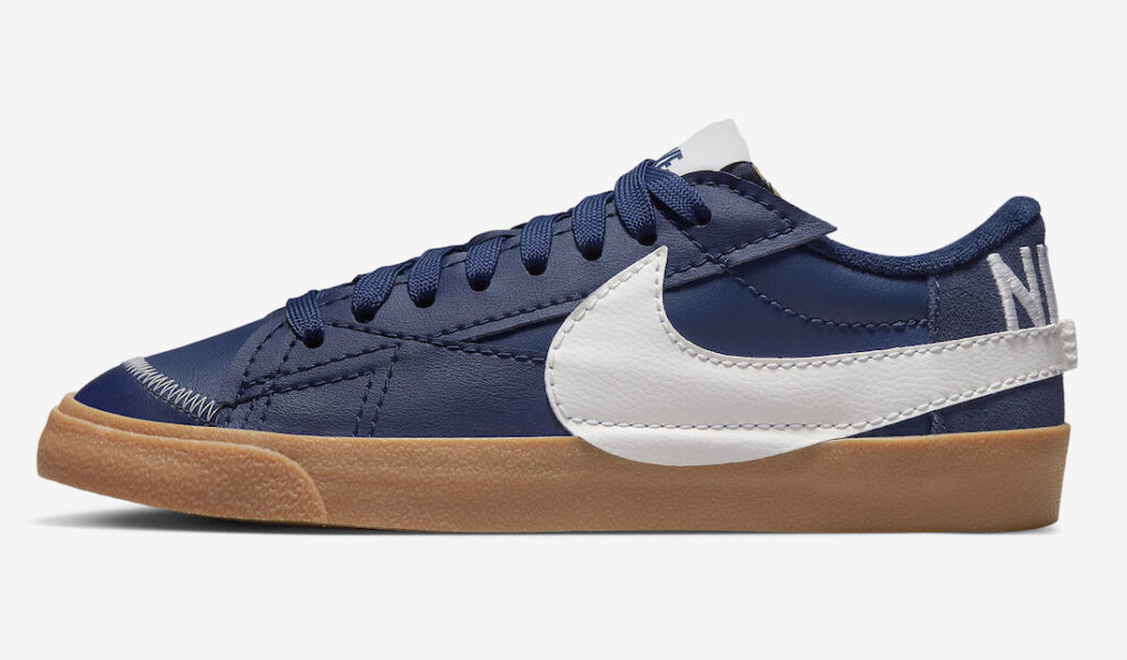 نایک بلیزر جامبو نیوی گام Nike Blazer Low Jumbo Navy Gum