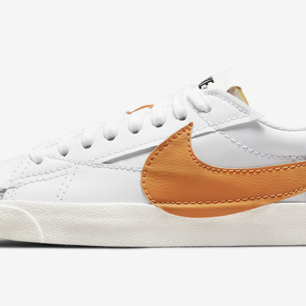 نایک بلیزر جامبو سفید نارنجی Nike Blazer Low Jumbo White Orange