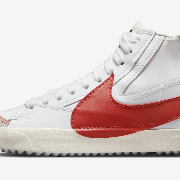 نایک بلیزر مید 77 جامبو سفید قرمز Nike Blazer Mid 77 Jumbo white red