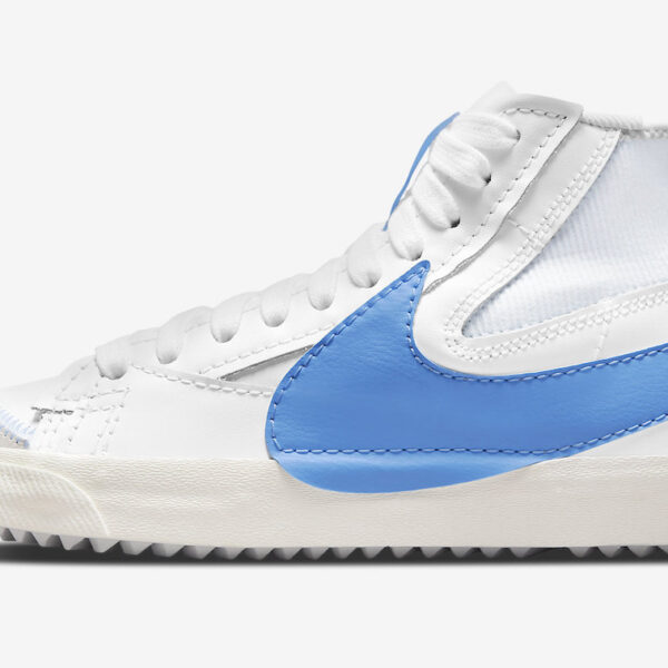 نایک بیلزر مید 77 جامبو سفید آبی Nike Blazer Mid 77 Jumbo white Blue