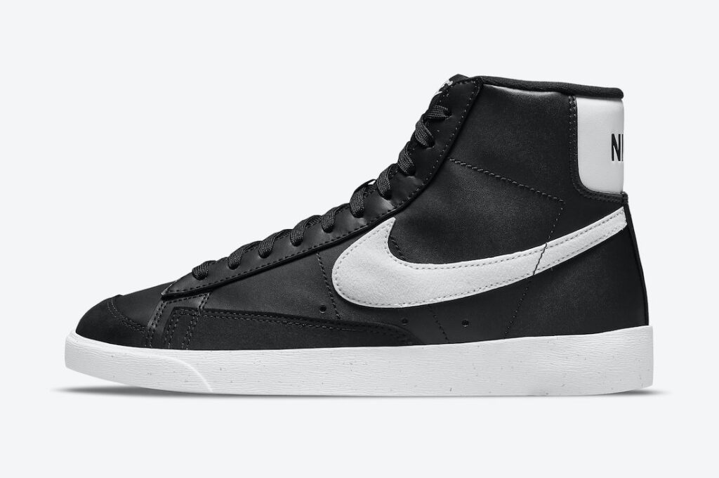 نایک بلیزر مید 77 مشکی سفید Nike Blazer Mid 77 black white