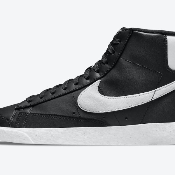 نایک بلیزر مید 77 مشکی سفید Nike Blazer Mid 77 black white