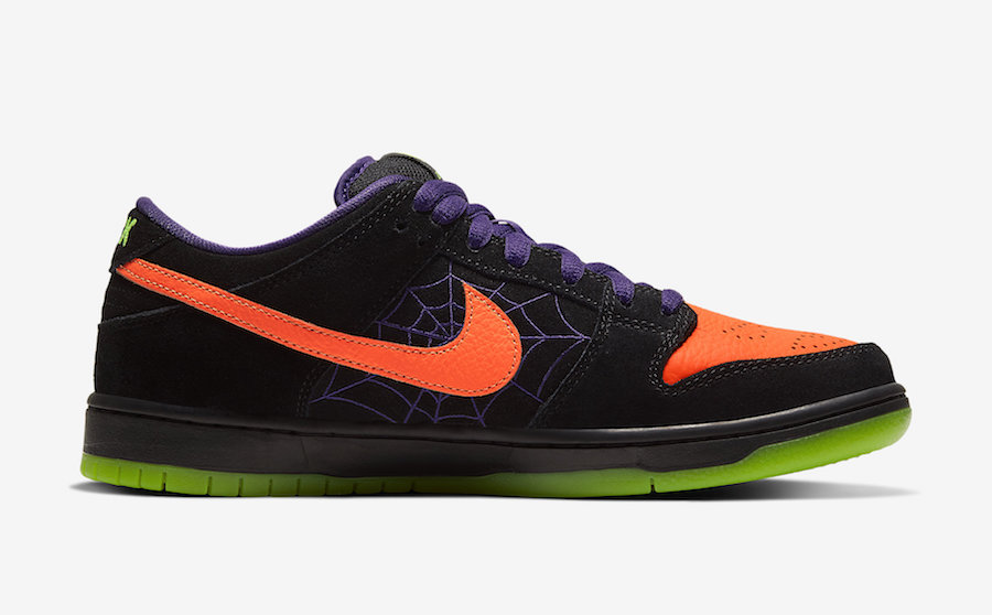 نایک اس بی دانک نایت آف میسچیف هالووین Nike SB Dunk Low Night of Mischief halloween