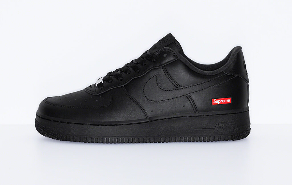 نایک ایرفورس 1 سوپریم مشکی Nike Air Force 1 Supreme black