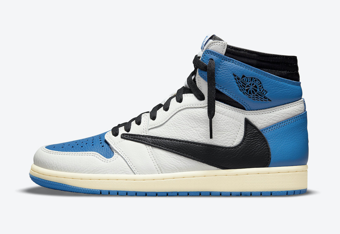 نایک ایرجردن 1 تراویس اسکات فراگمنت Air Jordan 1 Travis Scott Fragment