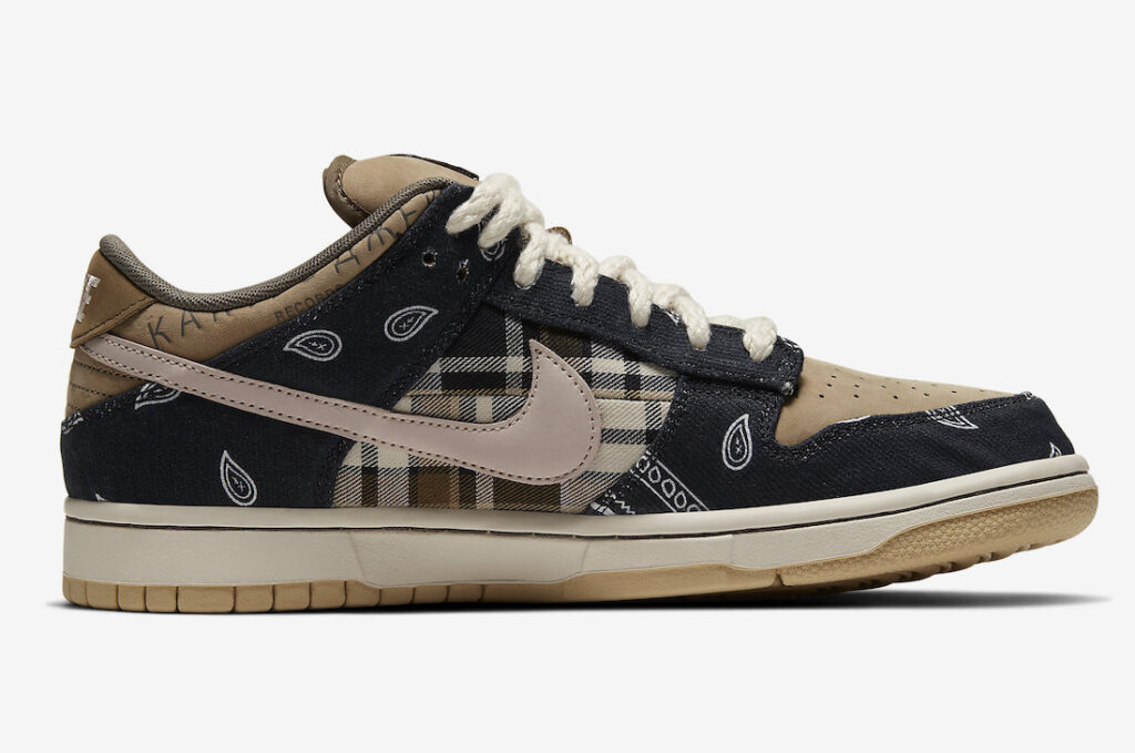 نایک اس بی دانک تراویس اسکات رستوک Travis Scott Nike SB Dunk Low Restock