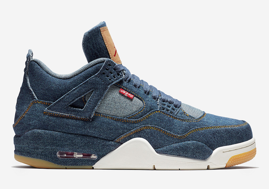 نایک ایرجردن 4 لیوایس air jordan 4 levis