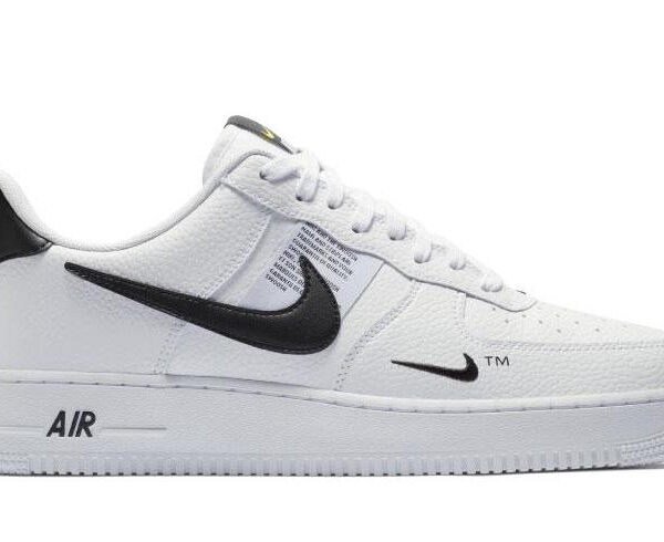 نایک ایرفروس 1 یوتیلیتی سفید مشکی nike air force 1 utility white black