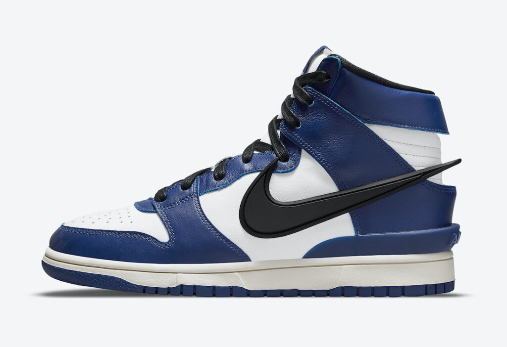 امبوش نایک دانک های دیپ رویال آبی Ambush Nike Dunk High Deep Royal Blue