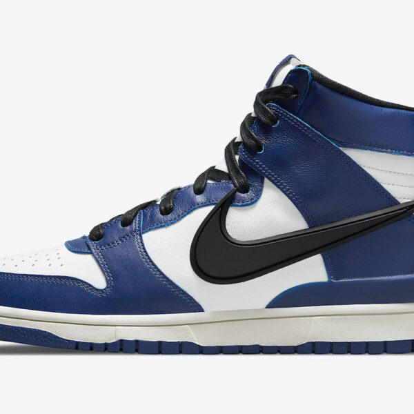 امبوش نایک دانک های دیپ رویال آبی Ambush Nike Dunk High Deep Royal Blue