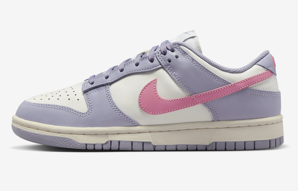 نایک دانک لو ایندیگو هیز کورال چاک Nike Dunk Low Indigo Haze Coral Chalk