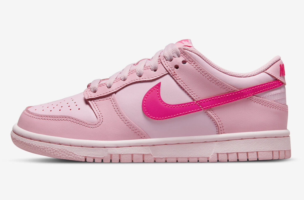 نایک دانک لو تریپل صورتی Nike Dunk Low Triple Pink