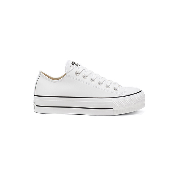 کتونی کانورس آل استار ساق کوتاه سفید Converse Chuck Taylor Platform Low