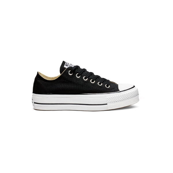 کتونی کانورس آل استار مشکی ساق کوتاه Chuck Taylor Platform Low Black