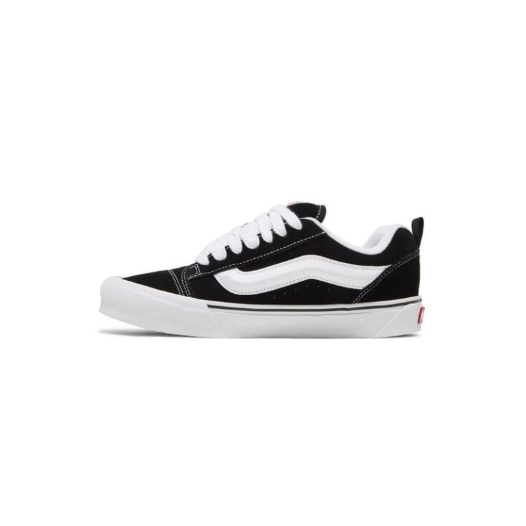 کتونی ونس مشکی سفید Vans Knu-Skool Black White